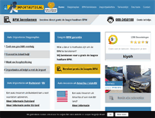 Tablet Screenshot of importautos.nl